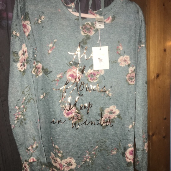 Disney Bambi rose gold tunic with bow! - Picture 2 of 2